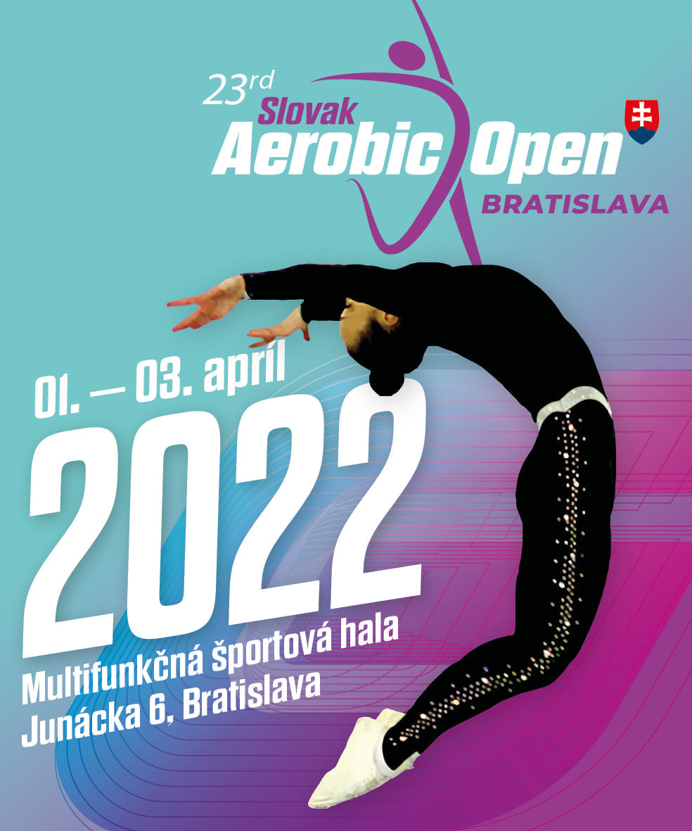 Read more about the article Международен Турнир  по Спортна Аербика 23rd Slovak Aerobic Open в гр. Братислава, Словакия