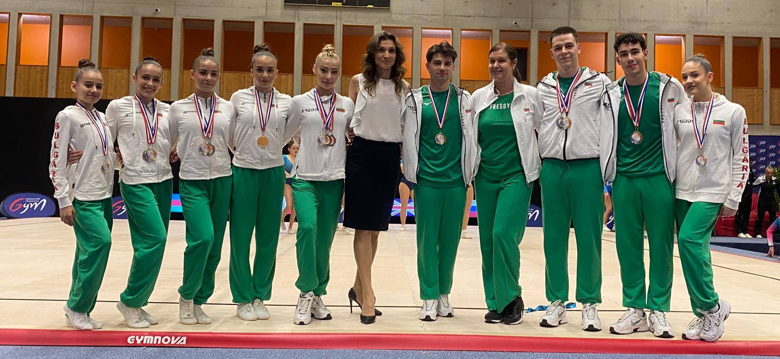 Read more about the article ПОРЕДЕН УСПЕХ – МТ “1st French aerobic open”,  гр. Тулуза,  Франция